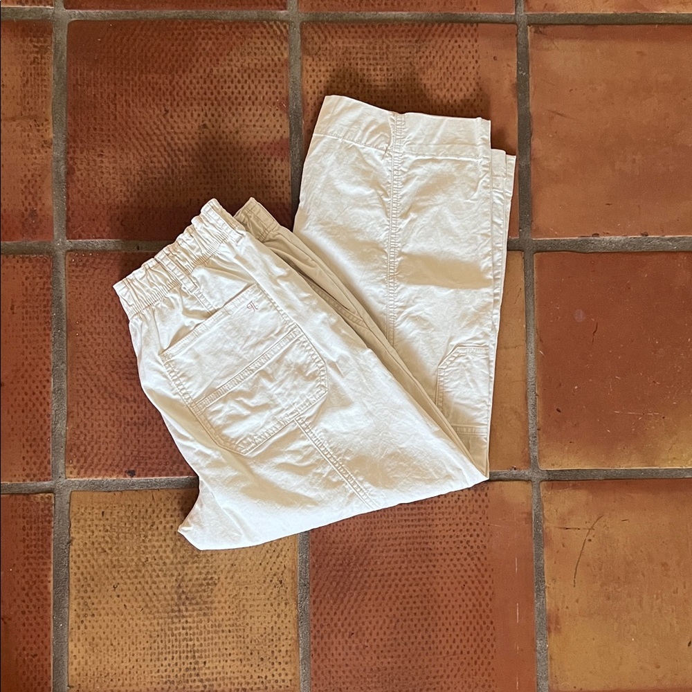 Anthropologie Pilcro Casual White Cargo Pants
